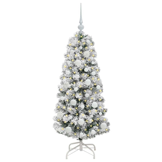 Albero di Natale Artificiale-Albero Natalizio con Rami Pieghevoli 120 cm 596199
