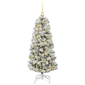 Albero di Natale Artificiale con Rami Pieghevoli 120 cm PVC 3395581