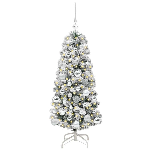 Albero di Natale Artificiale-Albero Natalizio con Rami Pieghevoli 120 cm 467279