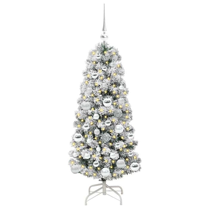 Albero di Natale Artificiale-Albero Natalizio con Rami Pieghevoli 120 cm 467279