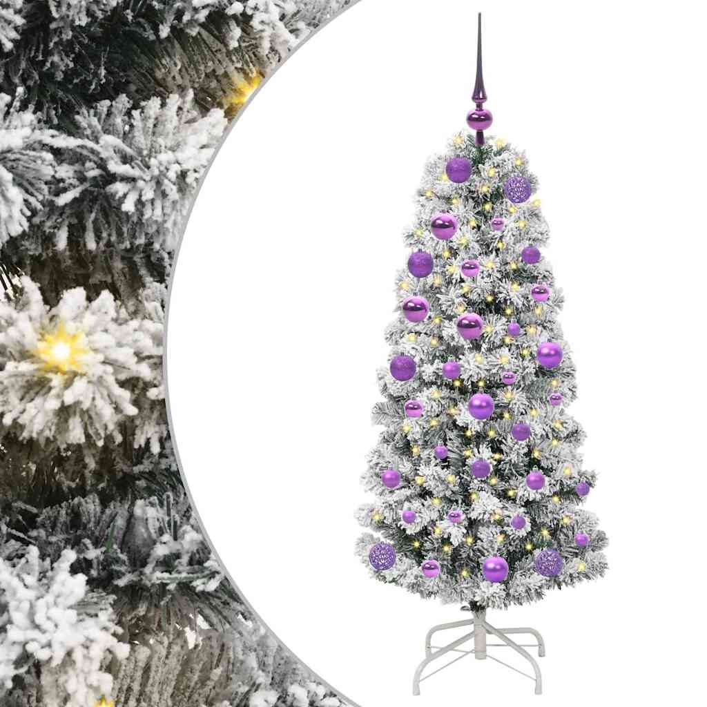 Albero di Natale Artificiale-Albero Natalizio con Rami Pieghevoli 120 cm 547897