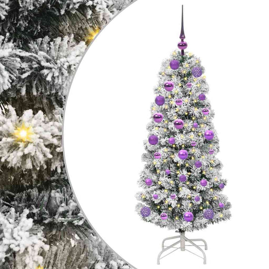 Albero di Natale Artificiale con Rami Pieghevoli 120 cm PVC 3395583