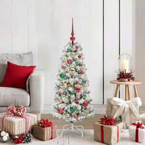 Albero di Natale Artificiale con Rami Pieghevoli 120 cm PVC 3395585