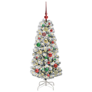 Albero di Natale Artificiale-Albero Natalizio con Rami Pieghevoli 120 cm 348718