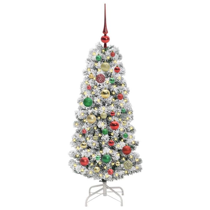 Albero di Natale Artificiale-Albero Natalizio con Rami Pieghevoli 120 cm 348718