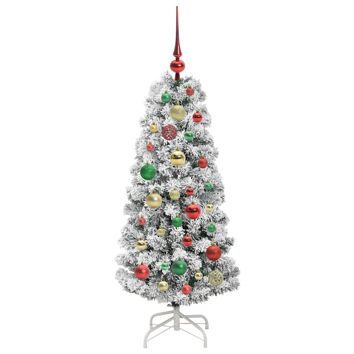 Albero di Natale Artificiale-Albero Natalizio con Rami Pieghevoli 120 cm 348718