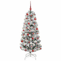 Albero di Natale Artificiale-Albero Natalizio con Rami Pieghevoli 150 cm 837374