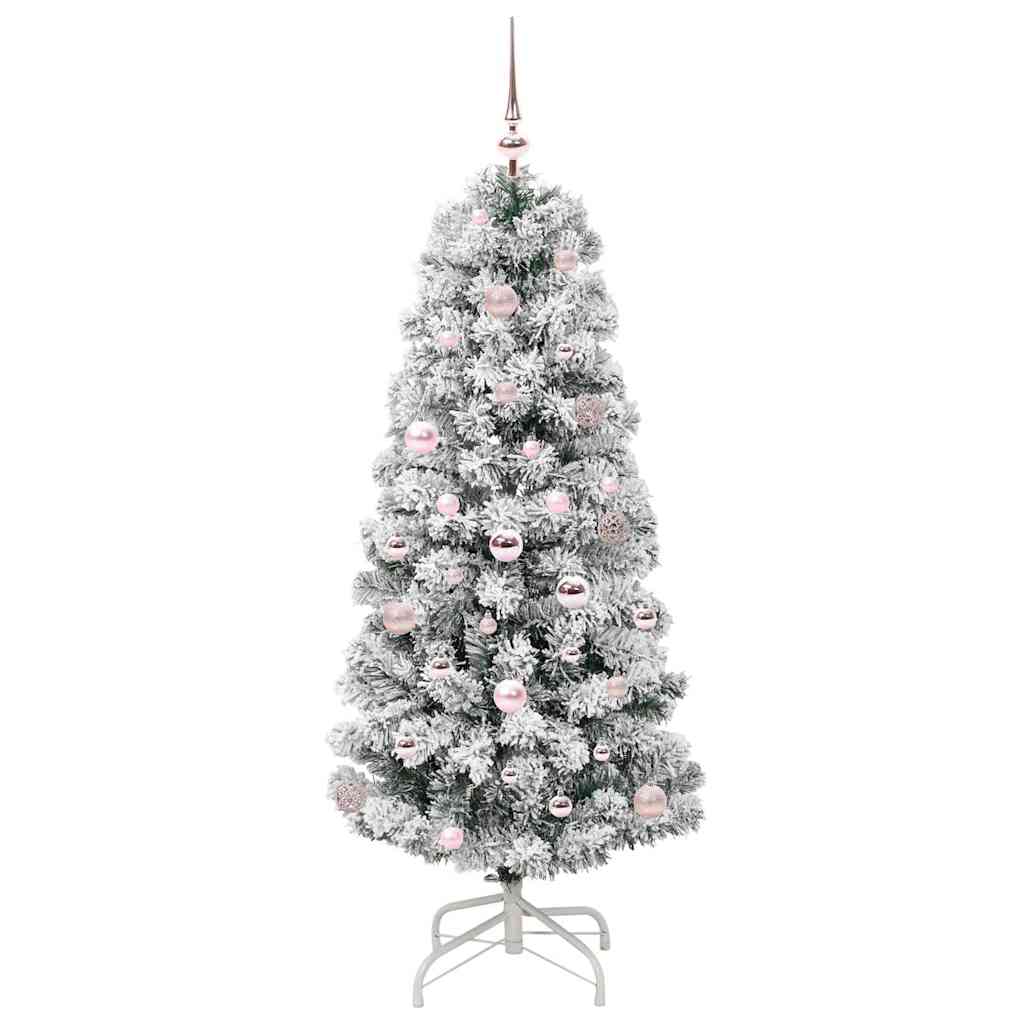 Albero di Natale Artificiale-Albero Natalizio con Rami Pieghevoli 150 cm 123390