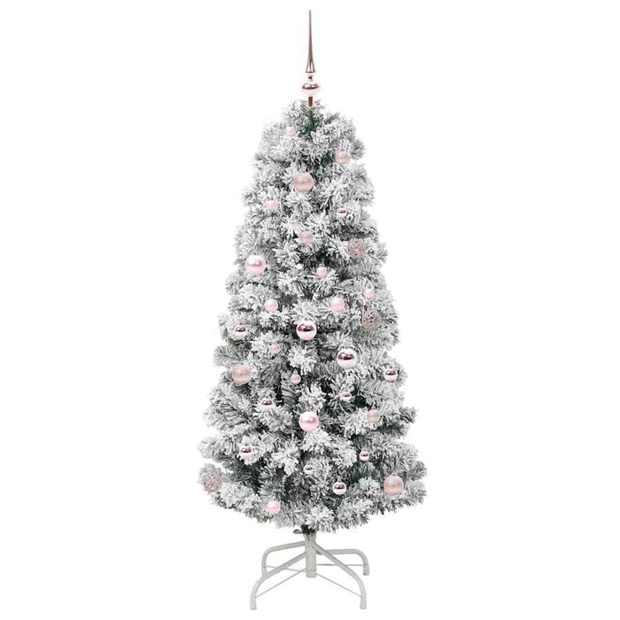 Albero di Natale Artificiale-Albero Natalizio con Rami Pieghevoli 150 cm 123390