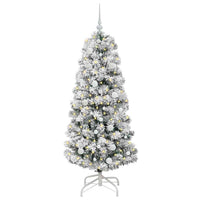 Albero di Natale Artificiale-Albero Natalizio con Rami Pieghevoli 150 cm 666556