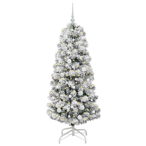 Albero di Natale Artificiale-Albero Natalizio con Rami Pieghevoli 150 cm 666556