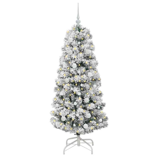 Albero di Natale Artificiale-Albero Natalizio con Rami Pieghevoli 150 cm 666556