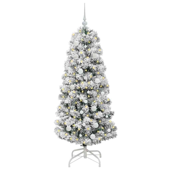 Albero di Natale Artificiale-Albero Natalizio con Rami Pieghevoli 150 cm 666556