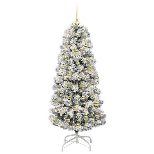 Albero di Natale Artificiale-Albero Natalizio con Rami Pieghevoli 150 cm 381080