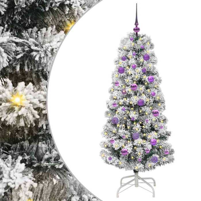 Albero di Natale Artificiale con Rami Pieghevoli 150 cm PVC 3395592