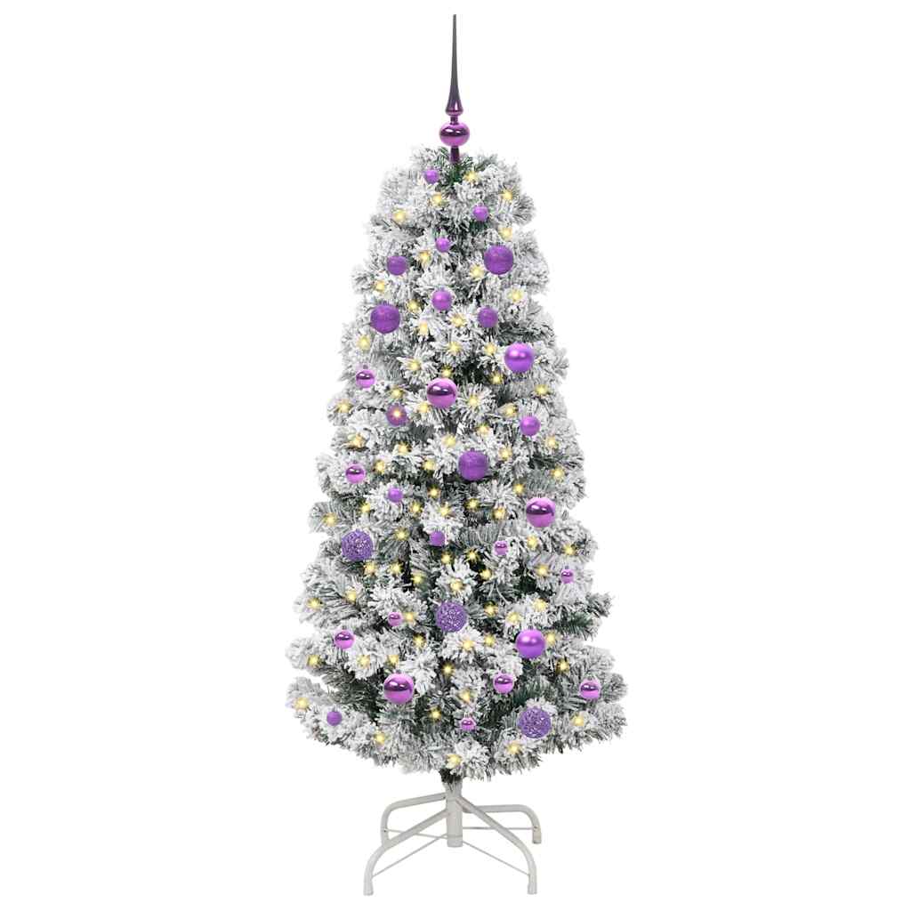 Albero di Natale Artificiale-Albero Natalizio con Rami Pieghevoli 150 cm 894744