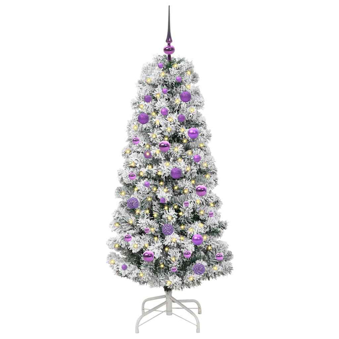 Albero di Natale Artificiale-Albero Natalizio con Rami Pieghevoli 150 cm 894744
