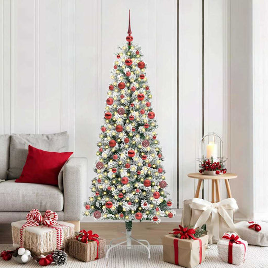 Albero di Natale Artificiale con Rami Pieghevoli 180 cm PVC 3395595