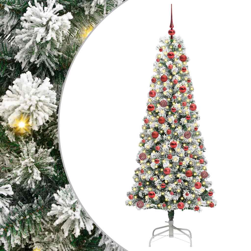 Albero di Natale Artificiale con Rami Pieghevoli 180 cm PVC 3395595