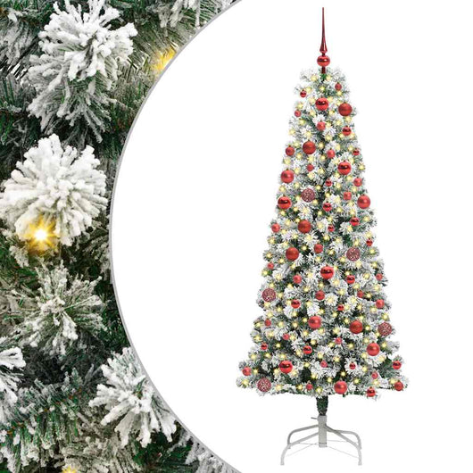 Albero di Natale Artificiale con Rami Pieghevoli 180 cm PVC 3395595
