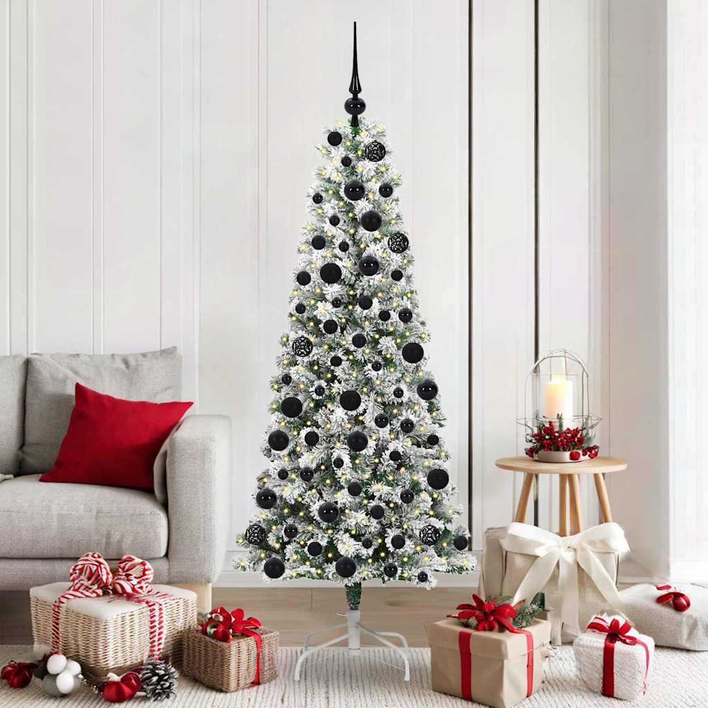 Albero di Natale Artificiale con Rami Pieghevoli 180 cm PVC 3395596