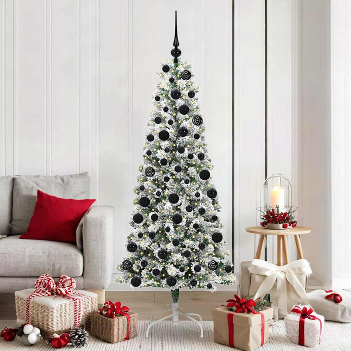 Albero di Natale Artificiale con Rami Pieghevoli 180 cm PVC 3395596