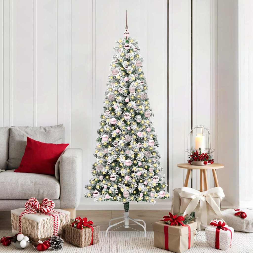 Albero di Natale Artificiale con Rami Pieghevoli 180 cm PVC 3395597