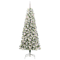 Albero di Natale Artificiale-Albero Natalizio con Rami Pieghevoli 180 cm 390004