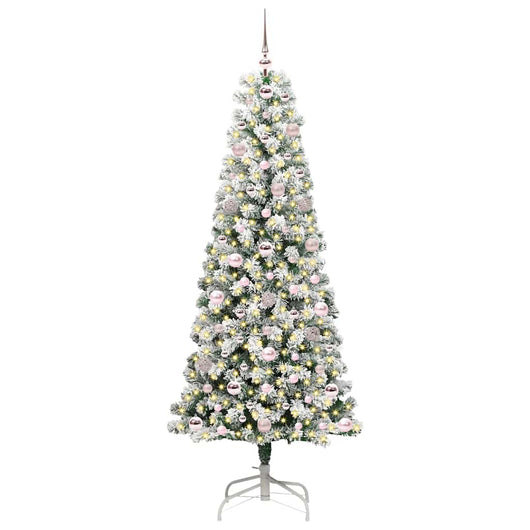 Albero di Natale Artificiale-Albero Natalizio con Rami Pieghevoli 180 cm 390004