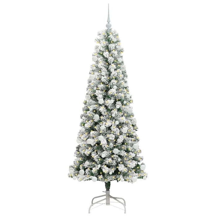 Albero di Natale Artificiale-Albero Natalizio con Rami Pieghevoli 180 cm 297678