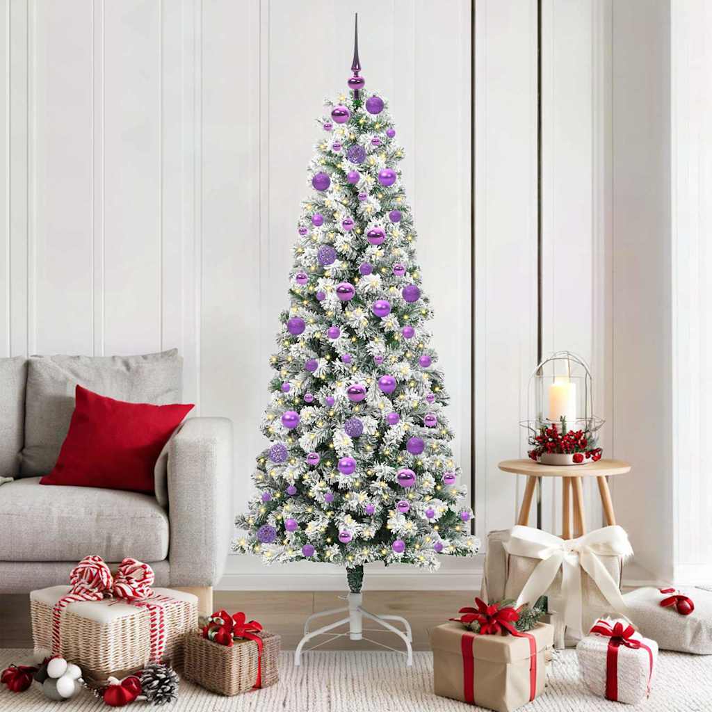 Albero di Natale Artificiale con Rami Pieghevoli 180 cm PVC 3395601