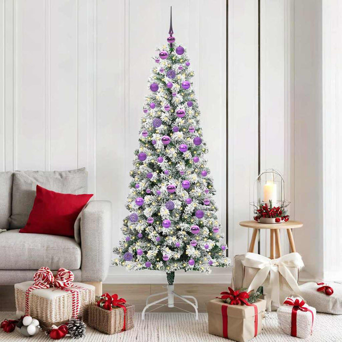 Albero di Natale Artificiale con Rami Pieghevoli 180 cm PVC 3395601