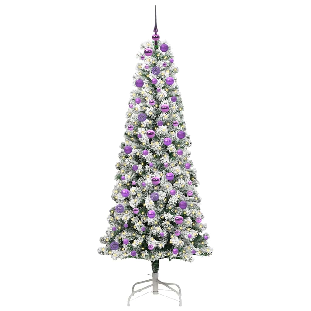 Albero di Natale Artificiale con Rami Pieghevoli 180 cm PVC 3395601