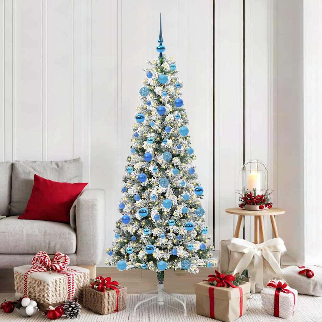 Albero di Natale Artificiale con Rami Pieghevoli 180 cm PVC 3395602