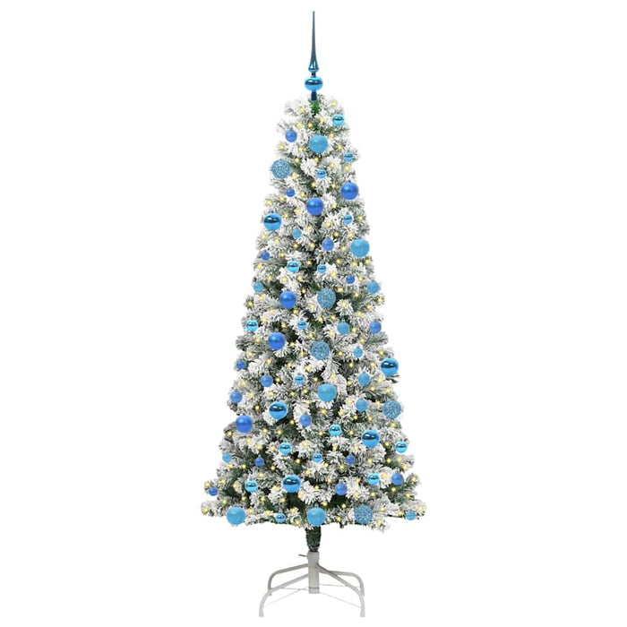 Albero di Natale Artificiale-Albero Natalizio con Rami Pieghevoli 180 cm 342318