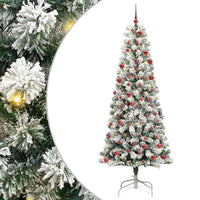 Albero di Natale Artificiale con Rami Pieghevoli 210 cm PVC 3395604