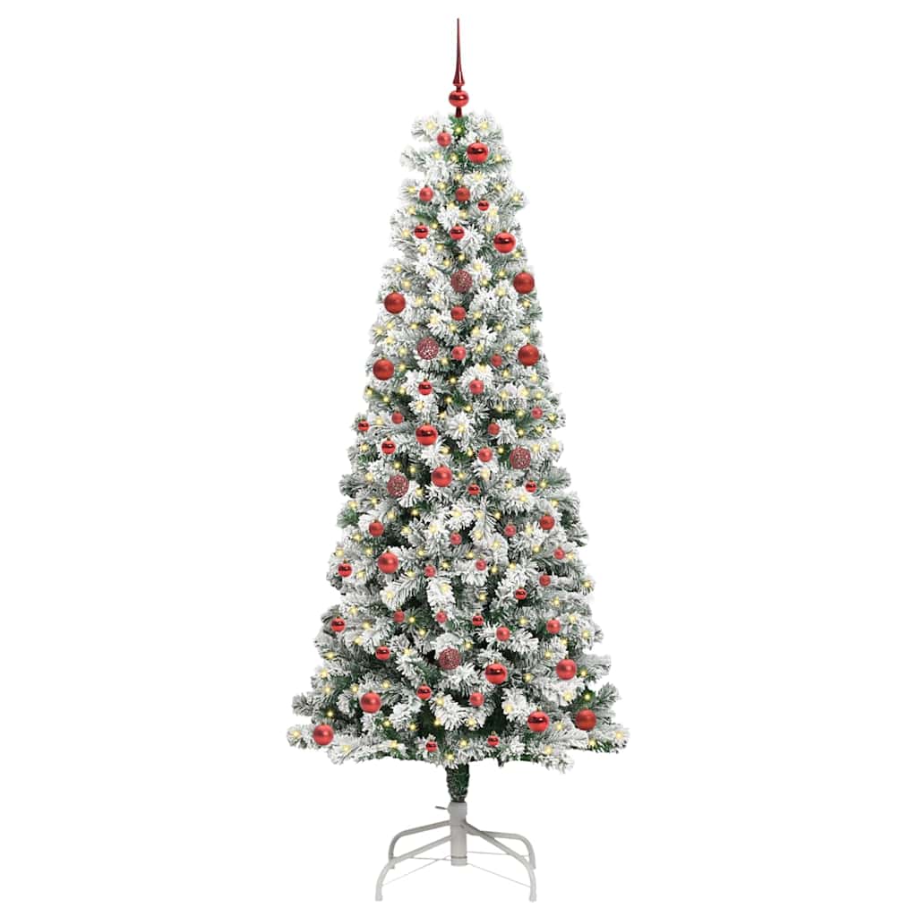 Albero di Natale Artificiale con Rami Pieghevoli 210 cm PVC 3395604