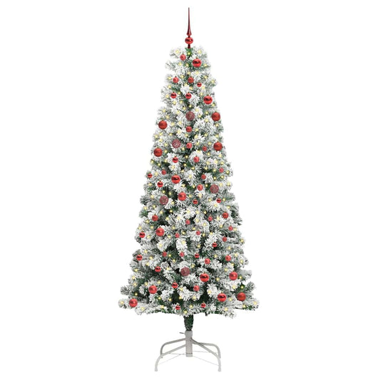 Albero di Natale Artificiale con Rami Pieghevoli 210 cm PVC 3395604