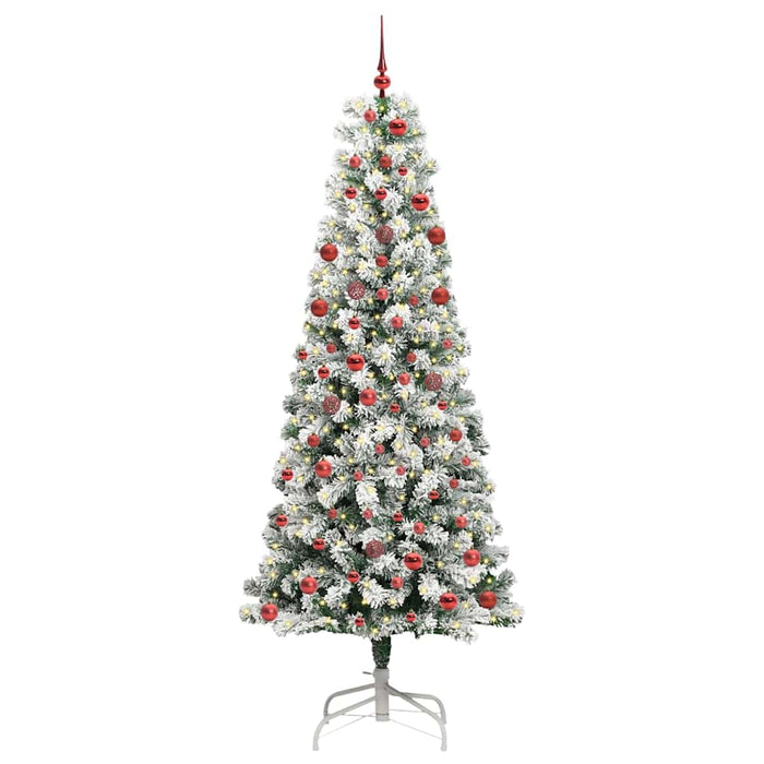 Albero di Natale Artificiale con Rami Pieghevoli 210 cm PVC 3395604