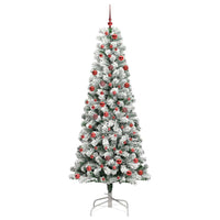 Albero di Natale Artificiale con Rami Pieghevoli 210 cm PVC 3395604