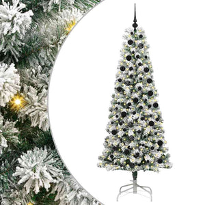 Albero di Natale Artificiale con Rami Pieghevoli 210 cm PVC 3395605