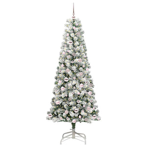 Albero di Natale Artificiale-Albero Natalizio con Rami Pieghevoli 210 cm 886215
