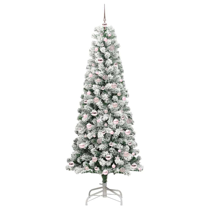 Albero di Natale Artificiale con Rami Pieghevoli 210 cm PVC 3395606