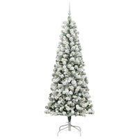 Albero di Natale Artificiale-Albero Natalizio con Rami Pieghevoli 210 cm 758849
