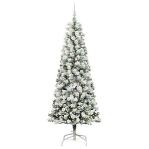 Albero di Natale Artificiale-Albero Natalizio con Rami Pieghevoli 210 cm 758849