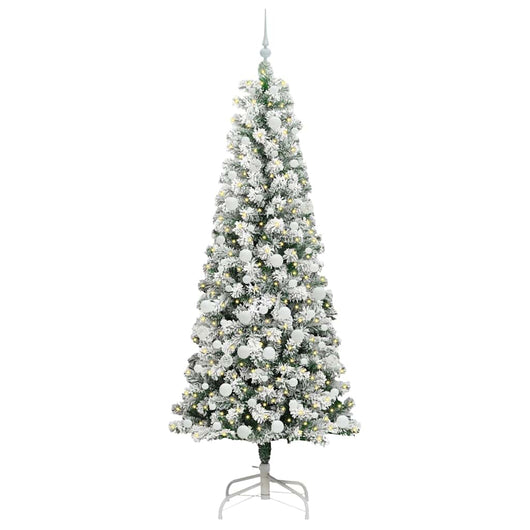 Albero di Natale Artificiale-Albero Natalizio con Rami Pieghevoli 210 cm 758849