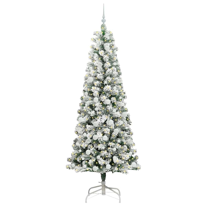 Albero di Natale Artificiale-Albero Natalizio con Rami Pieghevoli 210 cm 758849