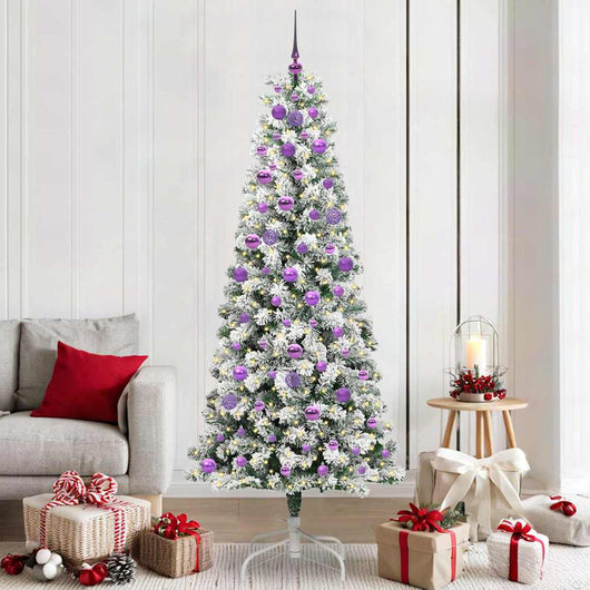 Albero di Natale Artificiale con Rami Pieghevoli 210 cm PVC 3395610
