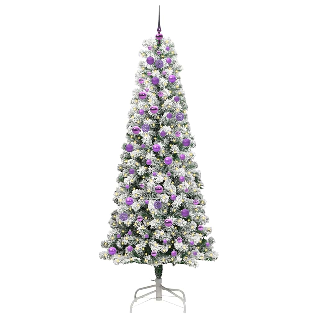 Albero di Natale Artificiale con Rami Pieghevoli 210 cm PVC 3395610