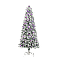 Albero di Natale Artificiale con Rami Pieghevoli 210 cm PVC 3395610